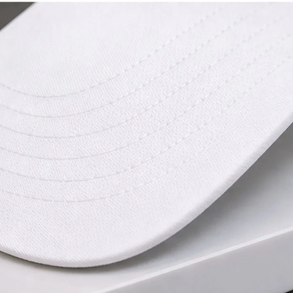 ALO Yoga White Pilates Open Top Visor Hat Logo